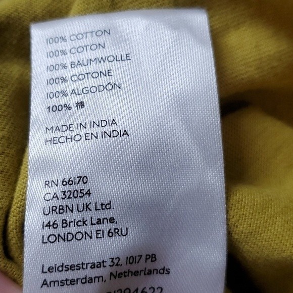 NWT URBAN OUTFITTERS HADLEY COTTON SLEEVELESS SHIFT DRESS CONTRAST TRIM SIZE XS - Picture 9 of 10